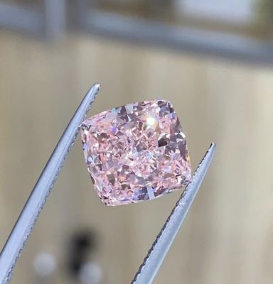 ODM rosado crecido laboratorio artificial del OEM del diamante del diseño de la joyería
