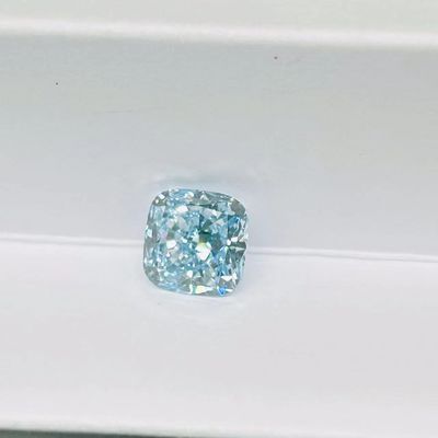 Diamantes azules crecidos laboratorio brillante 3.2ct-3.6ct del CVD del corte del amortiguador VS1