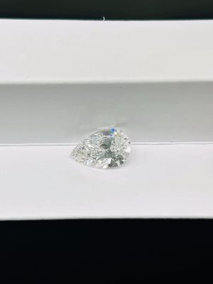 El laboratorio en forma de pera sintético creó el grado blanco de la claridad de los diamantes VS1