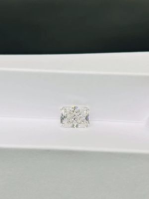 Piedra de gran tamaño 5.3ct Radiante de forma de laboratorio Creado como cultivado sin tratar CVD Diamante IGI Certificado de fábrica de venta directa