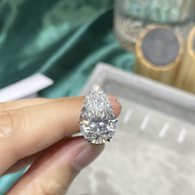 Certificado adaptable crecido laboratorio en forma de pera 0.74Carat del diamante VVS2 IGI del CVD
