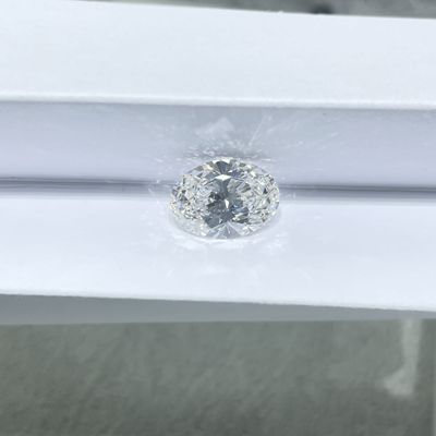 0.5ct Oval Brillante Corte D VS de pequeño tamaño Diamante cultivado en laboratorio Certificado IGI