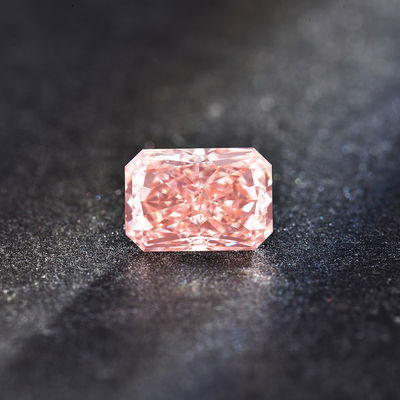 Diamante sintético artificial crecido laboratorio 100% de los diamantes del rosa del carbono