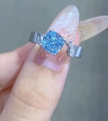 cojín Corte de compromiso Anillo de laboratorio joyería de diamantes de laboratorio sueltos hechos diamantes joyería diamante