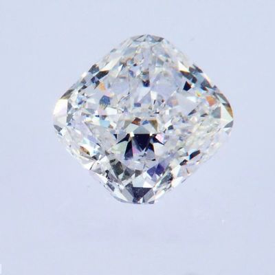 Fábrica mayorista de cojines cuadrados de forma 3.3CT Laboratorio cultivado como cultivado CVD diamante blanco certificado IGI