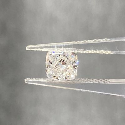 1.05CT Cuadrado Cushion Cut Laboratorio Creado Diamantes Blancos F VVS2 CVD Laboratorio Diamante Crecido