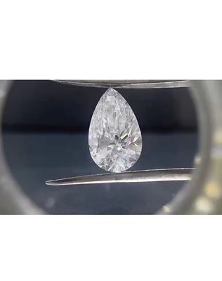 El laboratorio de forma de pera creó diamantes cultivados CVD Diamante pasa la prueba sin lazo