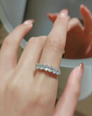 Anillos de diamantes de laboratorio para el regalo de bodas Anillo de propuesta