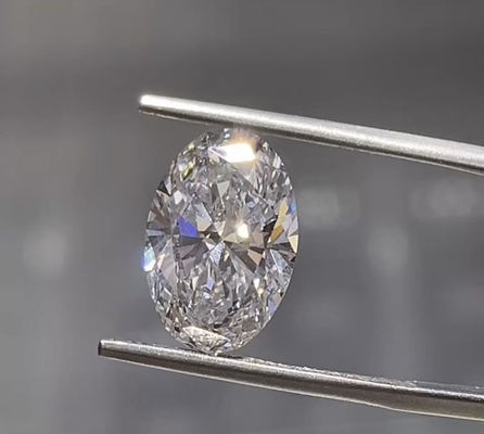 Diamantes sueltos de laboratorio con forma ovalada, corte 3EX Triple Excellent, certificados por IGI